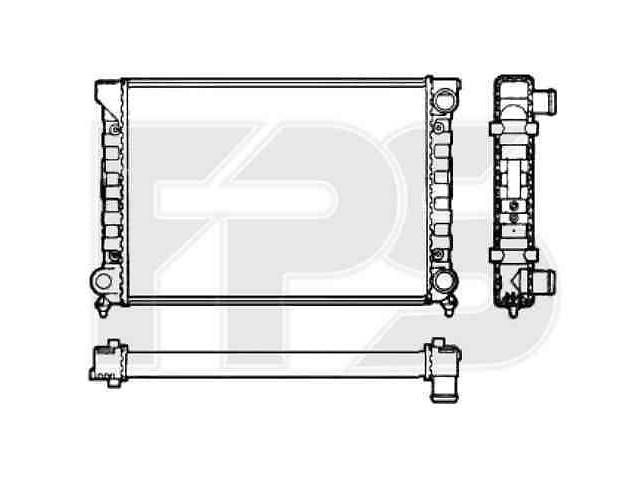 Радиатор охлаждения VW PASSAT 1988-1993 (B3) FP 74 A407