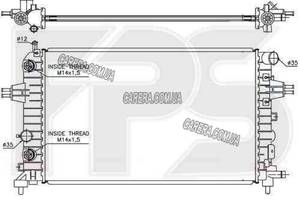 Радиатор OPEL ASTRA H (2004-2015)