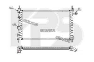 Радиатор OPEL KADETT E (1985-1991)