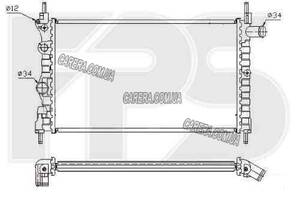 Радиатор OPEL KADETT E (1985-1991)
