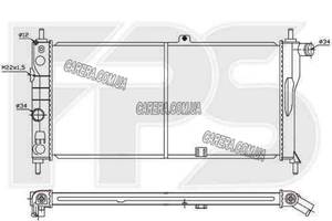 Радиатор OPEL KADETT E