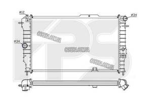 Радиатор OPEL VECTRA A