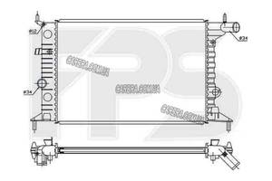 Радиатор OPEL VECTRA B 95-02