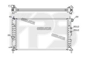 Радиатор OPEL VECTRA B 95-02