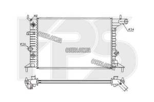 Радиатор OPEL VECTRA B 95-02