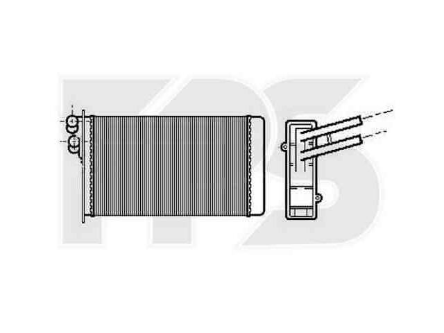 Радиатор печки AUDI 80, A4, CABRIOLET; SKODA SUPERB I; VW PASSAT 1.6-2.8 1991-2008