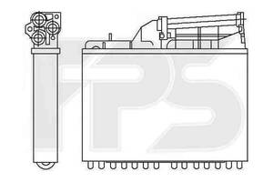 Радиатор печки BMW 5 (E34) 1988-1997 FP 14 N110