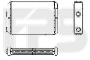 Радиатор печки Fiat Doblo 2001-2009 (NRF) FP 26 N13-X