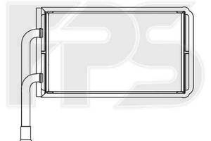 Радиатор печки FORD TRANSIT 2000-2006