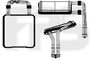 Радиатор печки MERCEDES 211 2002-2006 (E-CLASS) FP 46 N115