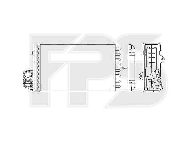 Радиатор печки PEUGEOT 405 1987-1996 FP 54 N42