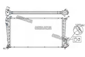 Радиатор PEUGEOT 306
