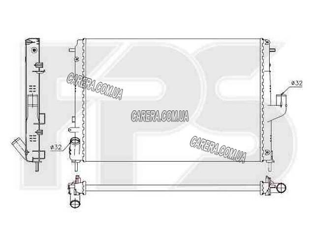 Радиатор RENAULT DUSTER 10-