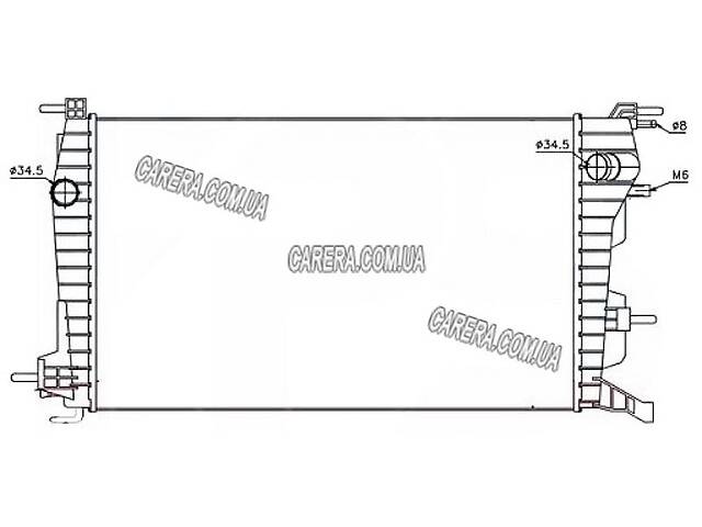 Радіатор RENAULT FLUENCE