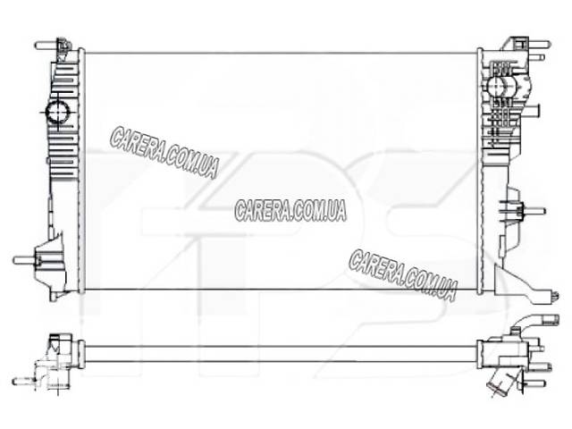 Радиатор RENAULT FLUENCE