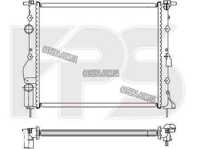 Радиатор RENAULT KANGOO I (1997-2009)