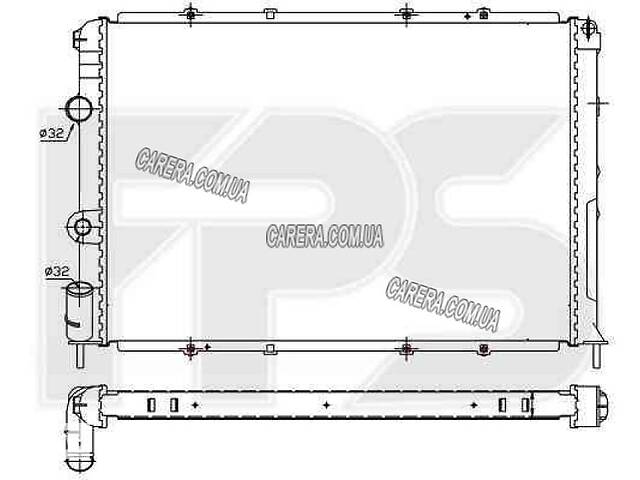 Радиатор RENAULT MEGANE (1995-2003)