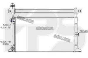 Радиатор SEAT ALHAMBRA (1995-2009)