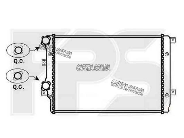 Радиатор SEAT LEON 05-12