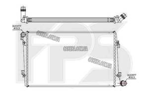 Радиатор SEAT LEON 05-12