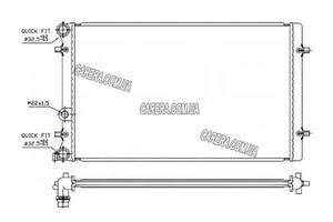 Радиатор SEAT LEON