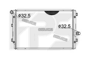 Радиатор SKODA OCTAVIA A5 (2005-2013)