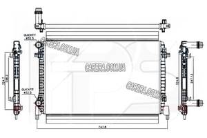 Радиатор SKODA OCTAVIA A7
