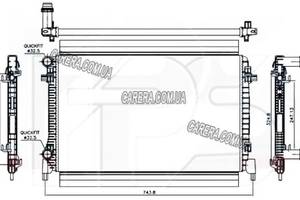 Радиатор SKODA OCTAVIA A7