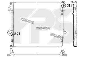 Радиатор TOYOTA FJ CRUISER (2006-)