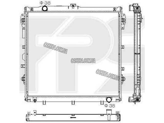 Радиатор TOYOTA SEQUOIA/TUNDRA (2007-2013)