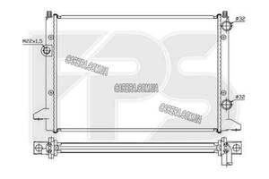 Радіатор VOLKSWAGEN PASSAT B3 (1988-1993)