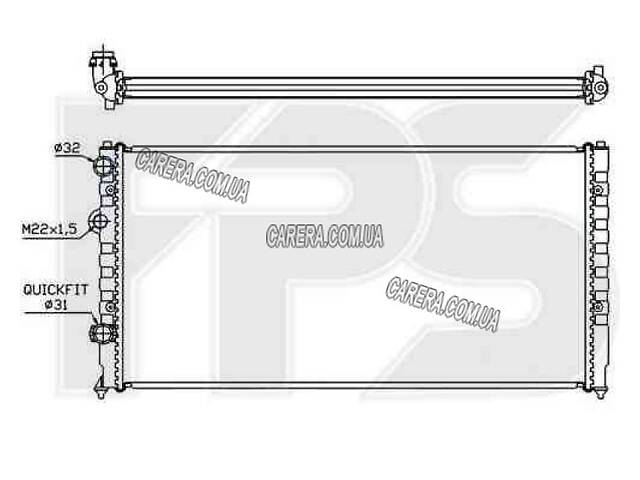 Радиатор VOLKSWAGEN PASSAT B4 (1993-1996)