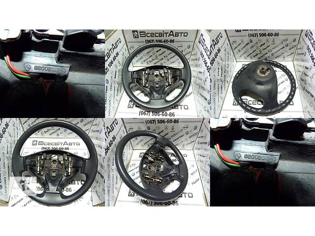 Руль 3 спицы под AIRBAG renault trafic 2001-2007 OPEL VIVARO 01-10 8200201343 91169420