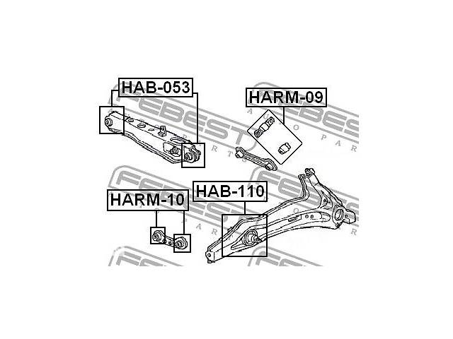 Сайлентблок заднего рычага ROVER COUPE / ROVER 400 (XW) / ROVER 400 (RT) 1983-2007 г.