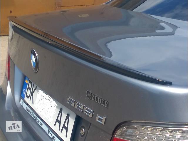 Спойлер на багажник лип (тонкий) BMW E60