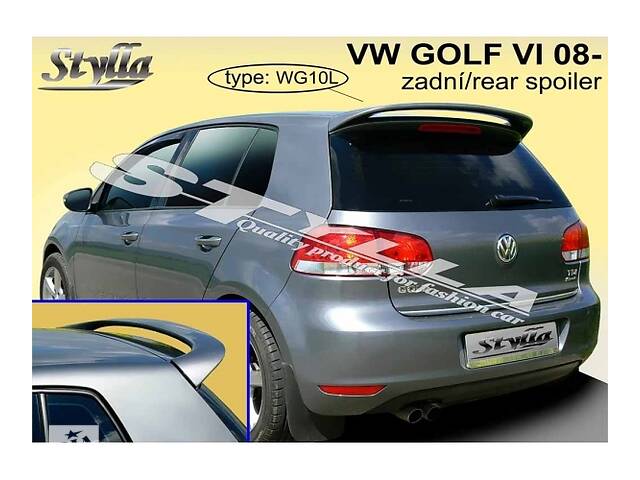 Спойлер Volkswagen Golf 6 (WG10L)