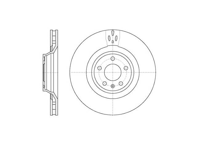 Тормозной диск AUDI A4 (8EC, B7) / AUDI A6 (4F2, C6) / AUDI ALLROAD (4BH, C5) 2000-2012 г.