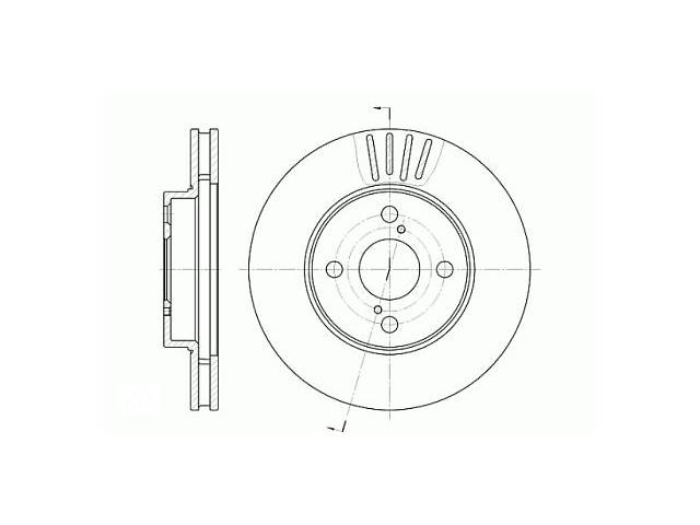 Тормозной диск ENGLON SC7 / GLEAGLE GC7 / GEELY VISION / GLEAGLE VISION / TOYOTA 2000-2009 г.