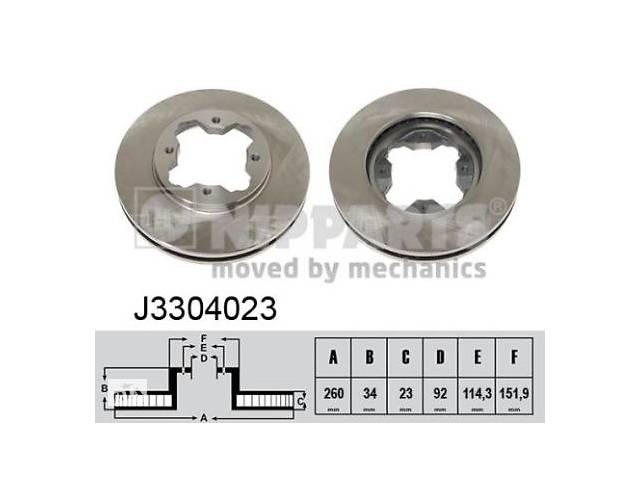 Тормозной диск ROVER 600 (RH) / HONDA ACCORD IV (CB) / HONDA CRX III (EH, EG) 1989-2001 г.