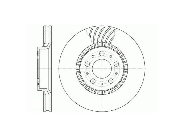 Тормозной диск VOLVO S80 I (184) / VOLVO S60 I (384) / VOLVO V70 II (285) 1997-2010 г.