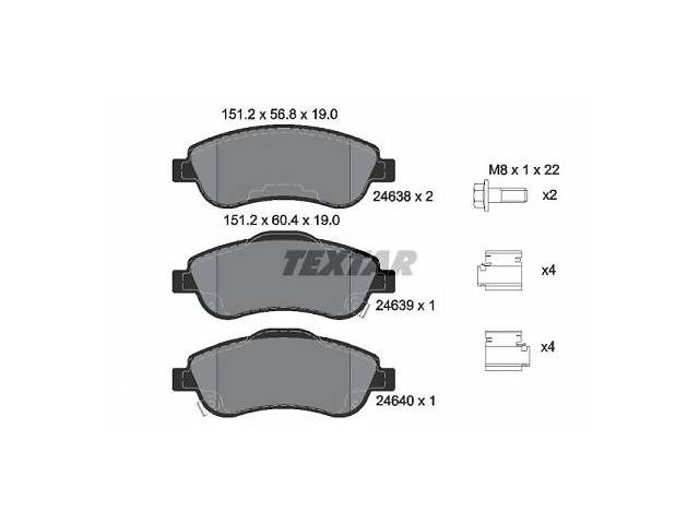 Тормозные колодки дисковые HONDA CR-V IV (RM_) / HONDA CR-V III (RE_) 2006- г.