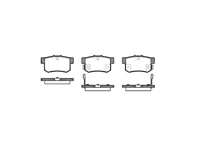 Тормозные колодки, к-кт. BYD F6 / ROVER 600 (RH) / FIAT SEDICI (FY_) / HONDA 1991-2015 г.