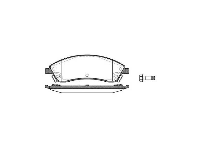 Тормозные колодки, к-кт. CADILLAC SRX / CADILLAC (SGM) SLS 2003-2013 г.