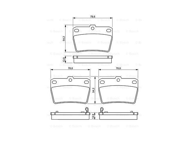 Тормозные колодки к-кт. CHERY TIGGO / CHERY TIGGO 3 / CHERY TIGGO DR 1994-2013 г.