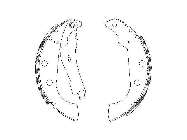 Тормозные колодки к-кт. CITROEN ZX (N2) / CITROEN XSARA (N1) 1987-2010 г.