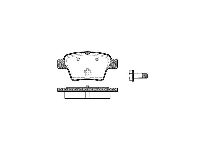 Тормозные колодки, к-кт. PEUGEOT / CITROEN (DF-PSA) / PEUGEOT (DF-PSA) / SEAT / BYD / GEELY