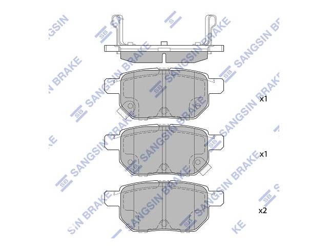 Тормозные колодки LEXUS CT (ZWA10_) / TOYOTA PRIUS (_W3_) / ASTON MARTIN CYGNET 2006-2016 г.