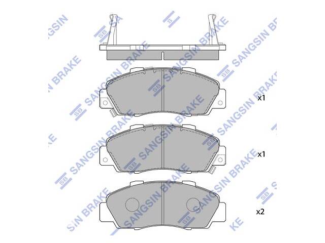 Тормозные колодки Sangsin SB SP1076-F