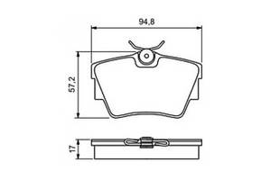 Гальмівні Колодки Задні FAW - FAW 21748 Nissan Primastar 2006-2010 2,0 dсi euro 4 FAW 21748