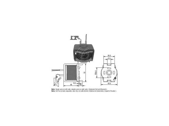 Втягивающее реле DODGE CARAVAN / ROVER 75 (RJ) / LEXUS RX (_U3_) 1990-2013 г.